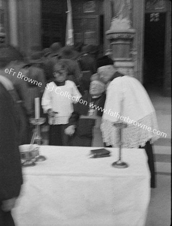 LAST CEREMONY OF BISHOP BROWNE  WITH GIRL GUIDES